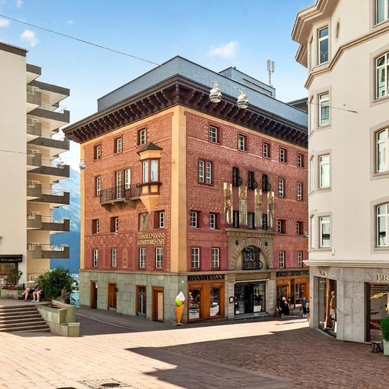 Luxury Monolocale St Moritz Dorf Via Stredas - Apartment mit 1 Schlafzimmer - 6