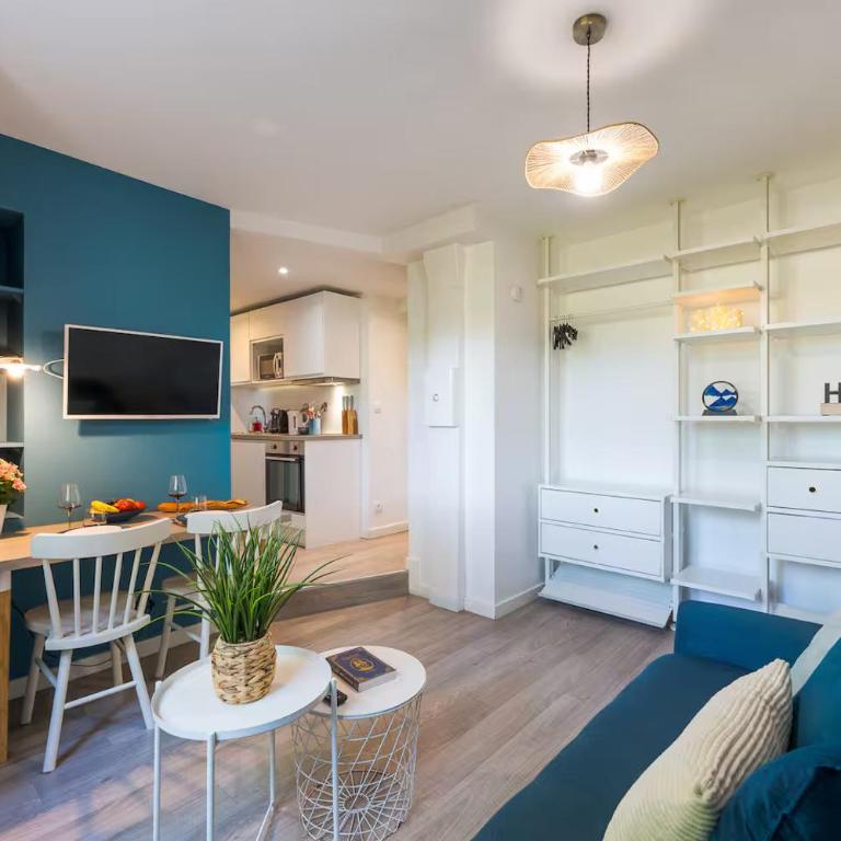 Studio face INSA Villeurbanne, WiFi, bureau dédié, garage, tram T1 - Studio-Apartment - 5