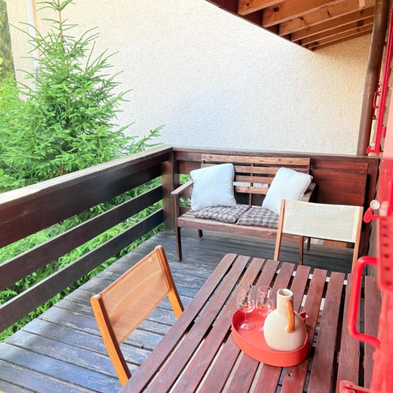 Le Refuge - studio in Leysin - Appartamento con Vista Giardino - 3