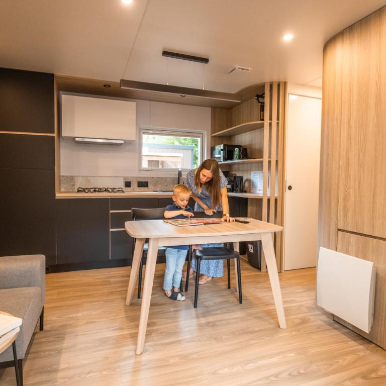 Camping Domaine de la Ville Huchet - Premium Taos Mobile home 3 bedrooms - 5