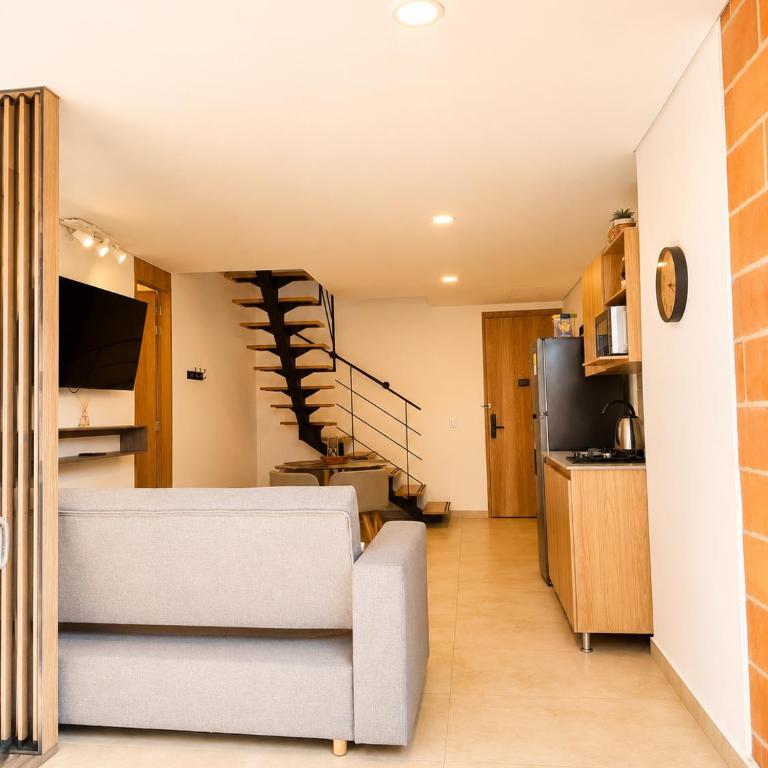 Loft La Matea Premium Jacuzzi Privado - One-Bedroom Apartment with Rooftop Spa Bath - 55