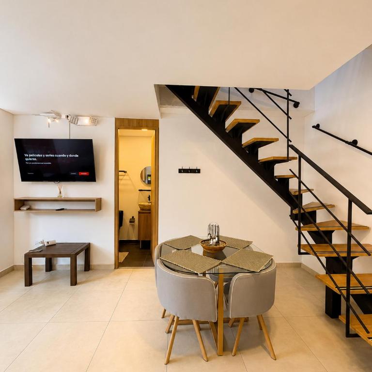 Loft La Matea Premium Jacuzzi Privado - One-Bedroom Apartment with Rooftop Spa Bath - 56