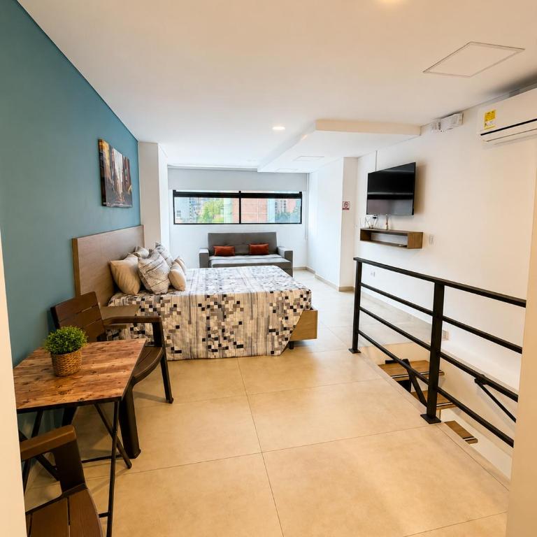 Loft La Matea Premium Jacuzzi Privado - One-Bedroom Apartment with Rooftop Spa Bath - 58