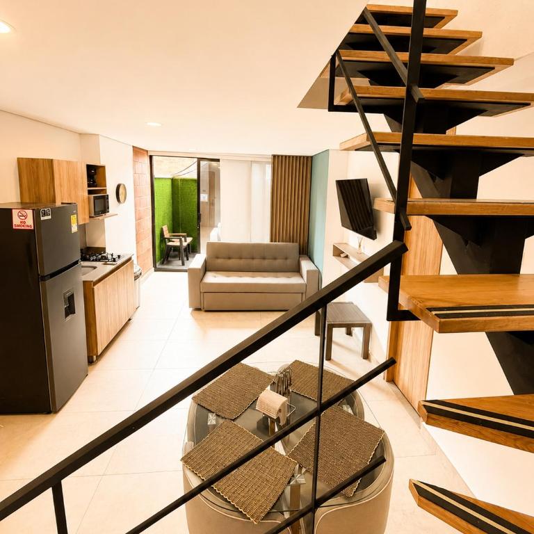 Loft La Matea Premium Jacuzzi Privado - One-Bedroom Apartment with Rooftop Spa Bath - 67