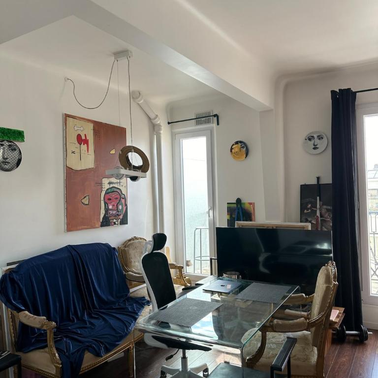 Eiffel & Sacré Cœur View - Marais Design Studio - Apartment mit 1 Schlafzimmer - 2
