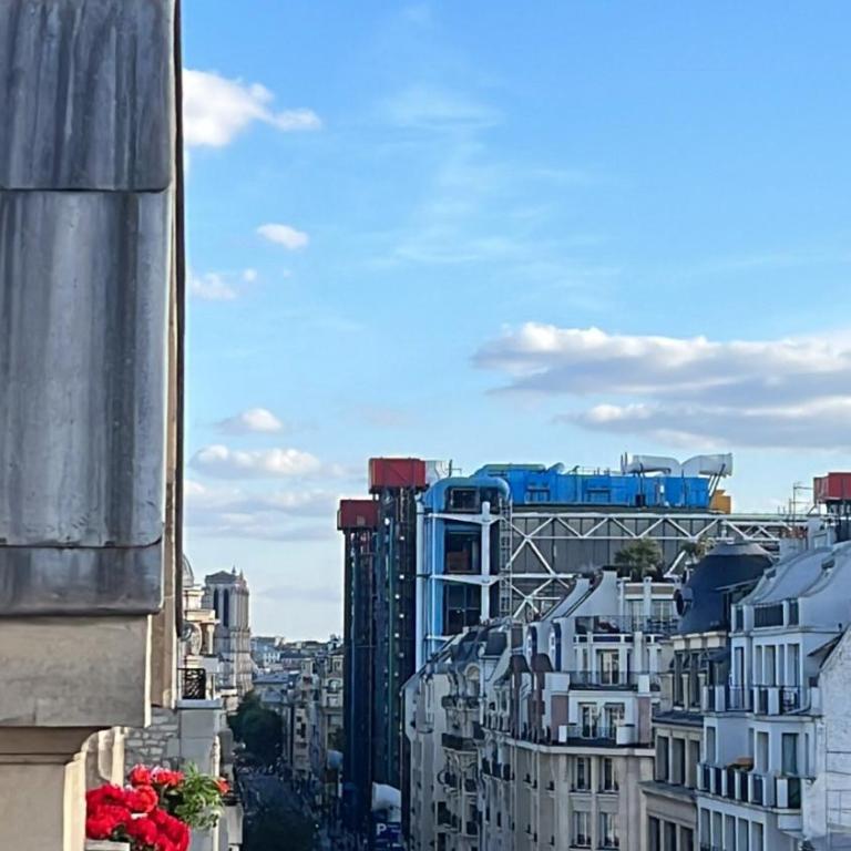 Eiffel & Sacré Cœur View - Marais Design Studio - Apartment mit 1 Schlafzimmer - 4