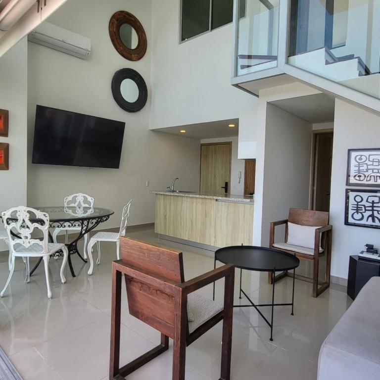 Duplex con Vista Atardecer Mágico en el Mar Caribe - Two-Bedroom Apartment - 18