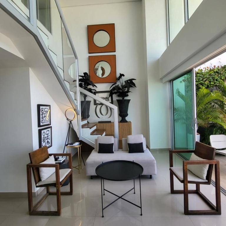 Duplex con Vista Atardecer Mágico en el Mar Caribe - Two-Bedroom Apartment - 17