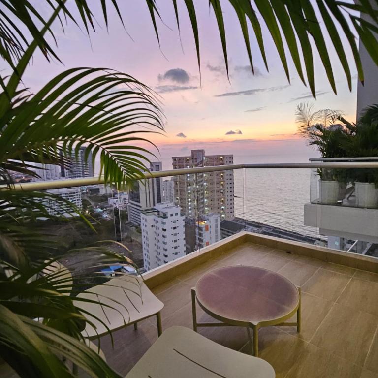 Duplex con Vista Atardecer Mágico en el Mar Caribe - Two-Bedroom Apartment - 16