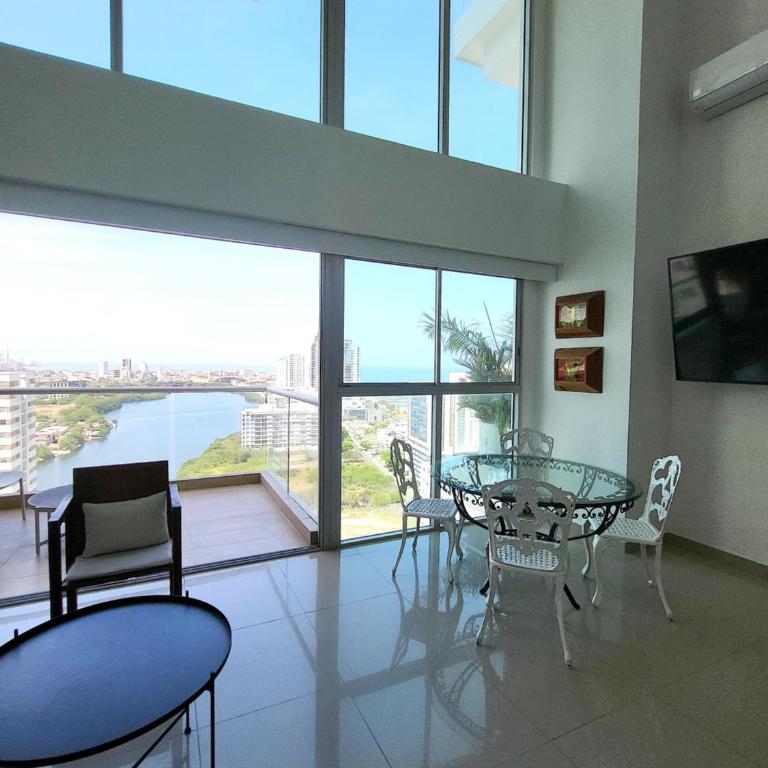 Duplex con Vista Atardecer Mágico en el Mar Caribe - Two-Bedroom Apartment - 21