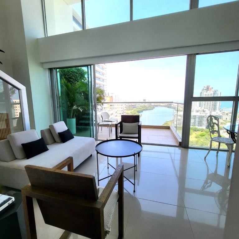 Duplex con Vista Atardecer Mágico en el Mar Caribe - Two-Bedroom Apartment - 29