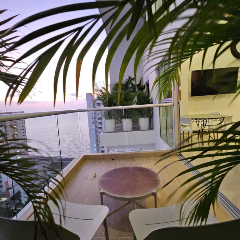 Duplex con Vista Atardecer Mágico en el Mar Caribe - Two-Bedroom Apartment - 34