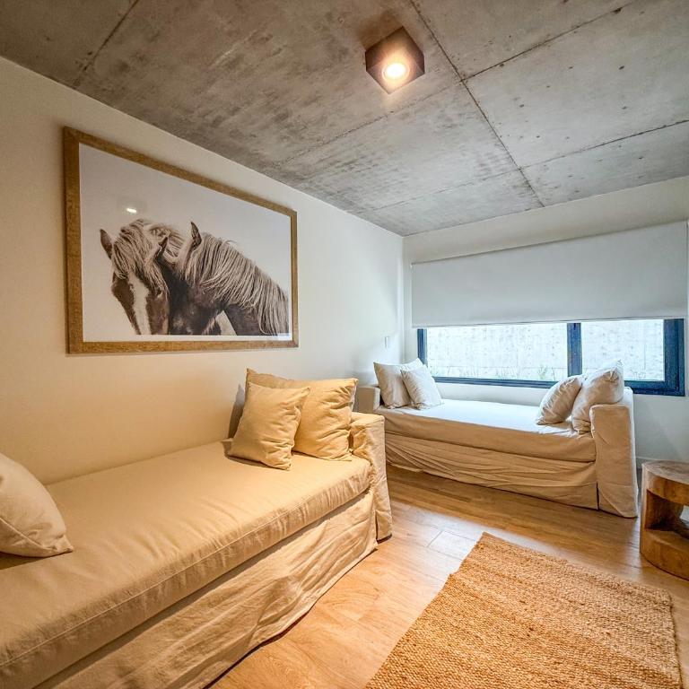 Depto Mar - Depto a una cuadra de Luna Roja, Chapa con parrilla y terraza para 6 PAX - Hola Sur - Apartamento de 2 dormitorios - 7