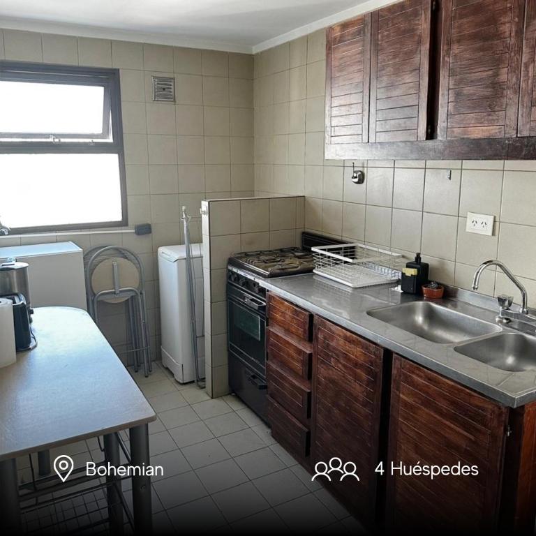 Departamento en Calle Principal - Balcón, Luminoso - Pax 4 - One-Bedroom Apartment - 12