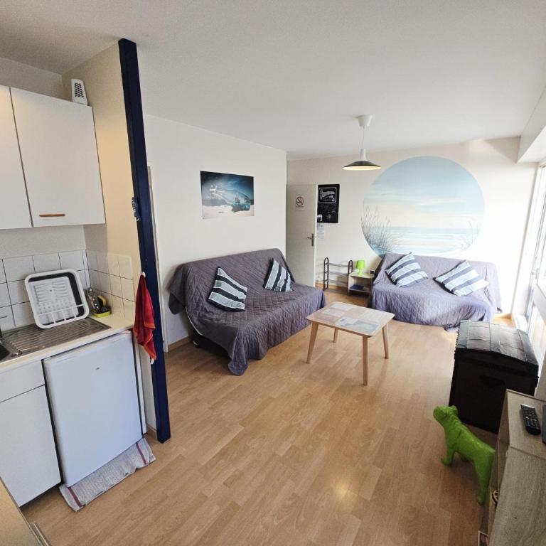 Charmant studio vue sur mer aux pieds de la plage - Appartement 1 Chambre - 5