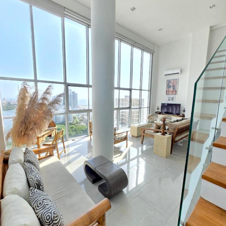 Duplex con Encanto Vista al Mar y Centro Historico - Two-Bedroom Apartment - 29