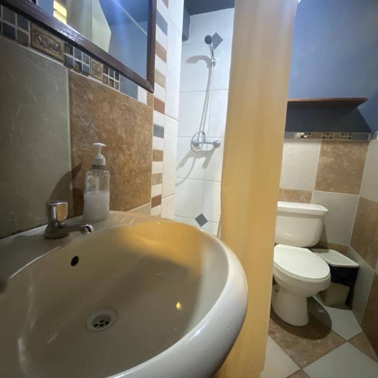 Hotel Mirador Santa Ana - Habitación Doble con baño privado - 2 camas - 6