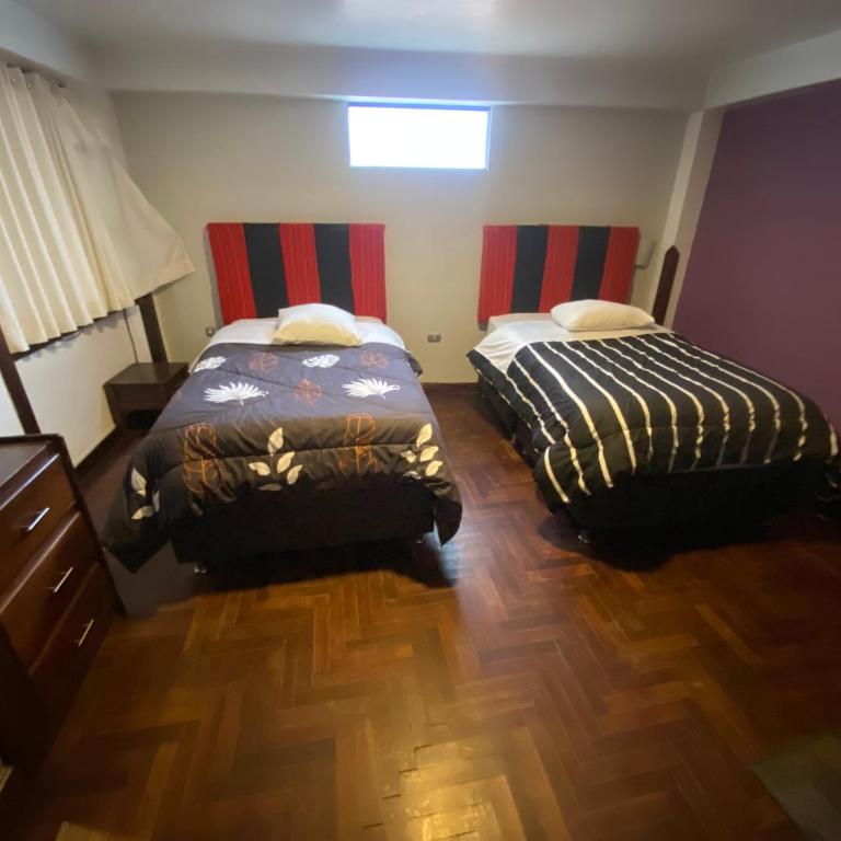 Hotel Mirador Santa Ana - Habitación Doble con baño privado - 2 camas - 2