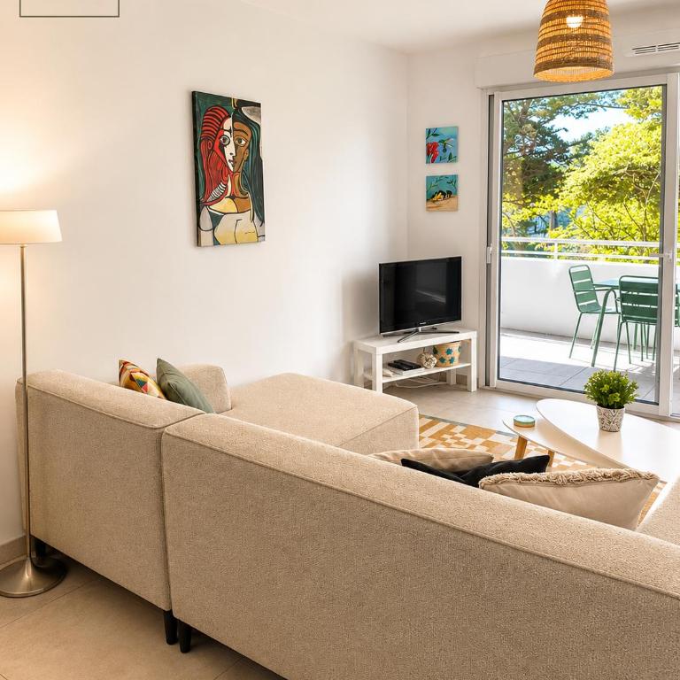 Le Coba Beach T3 à 450m plage, Grande Motte,clim, wifi, parking - Two-Bedroom Apartment - 12