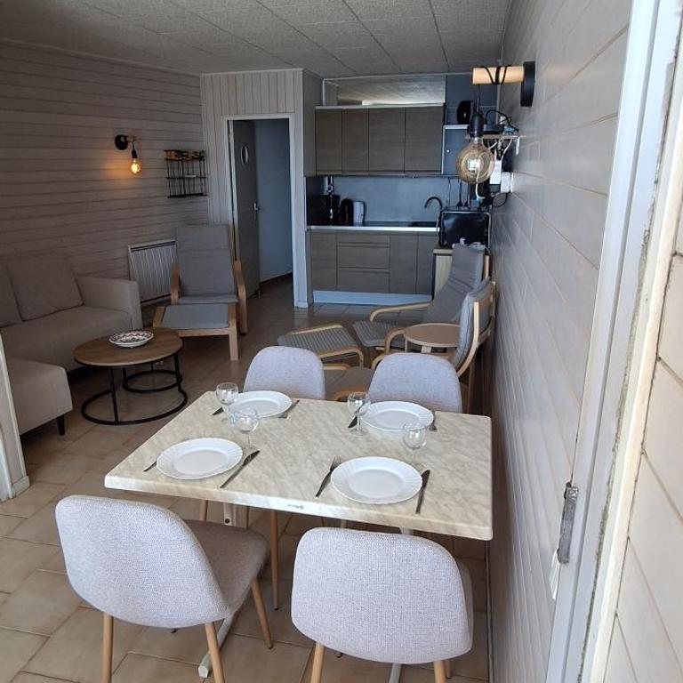 AS22244- P4 Vue Mer, sur la plage à 2 pas du Centre Ville avec parking privé - Appartement 3 Chambres - 7