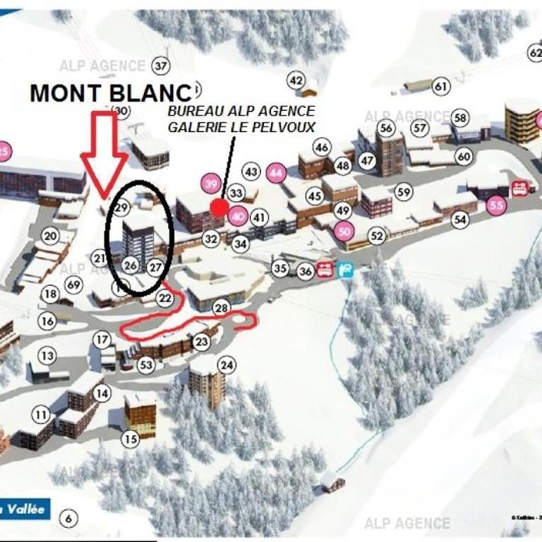 Résidence Le Mont Blanc - 4 Pièces 8 pers - LE MONT-BLANC 134MB - PLAGNE CENTRE MAE-9134 - Apartment - 5