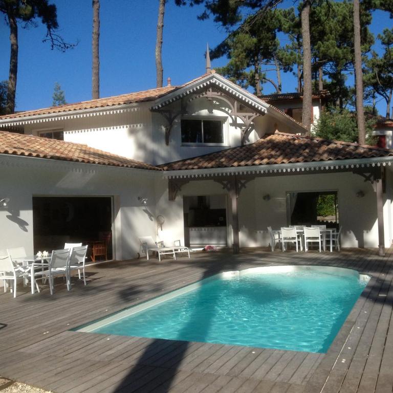 Spacieuse villa, ensoleillée, piscine chauffée à Arcachon le Moulleau - Villa mit 1 Schlafzimmer - 1