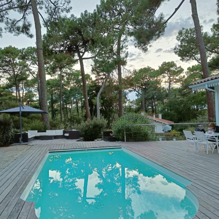 Spacieuse villa, ensoleillée, piscine chauffée à Arcachon le Moulleau - Villa mit 1 Schlafzimmer - 2