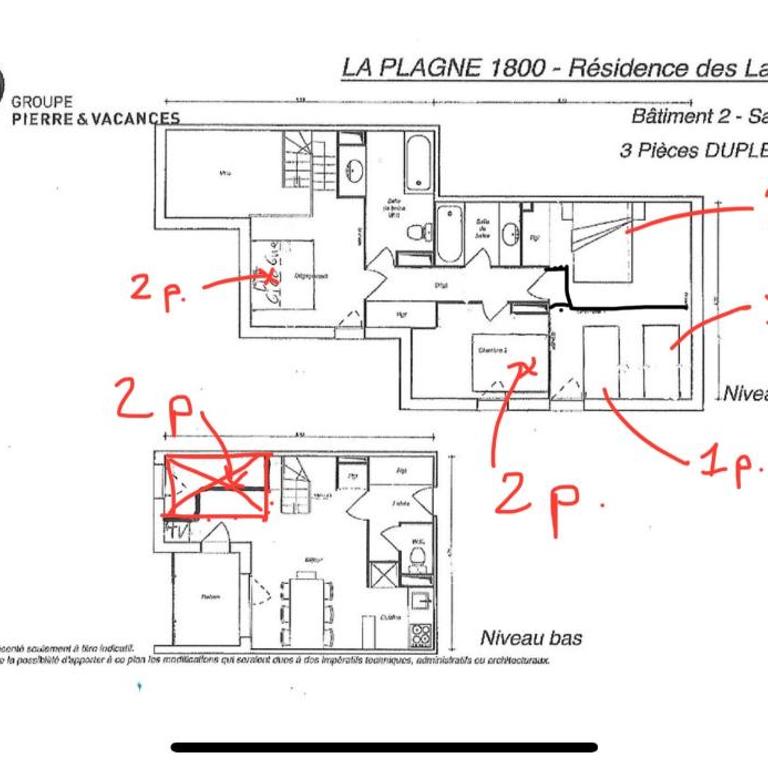 Duplex rénové, 10 couchages, piscine et sauna - Apartment - 72