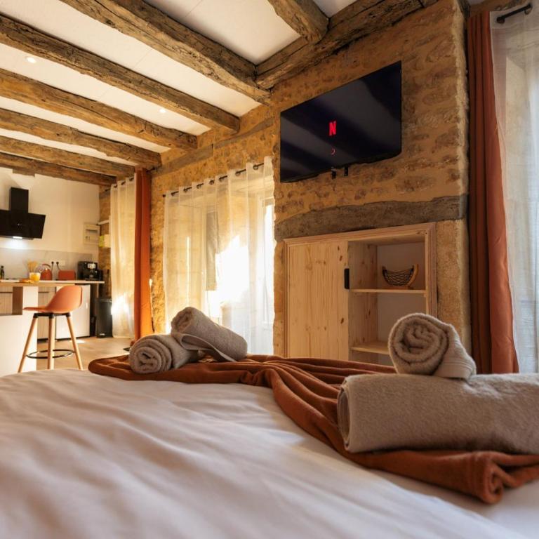 Le Secret Sarladais - Apartment mit Balkon - 21