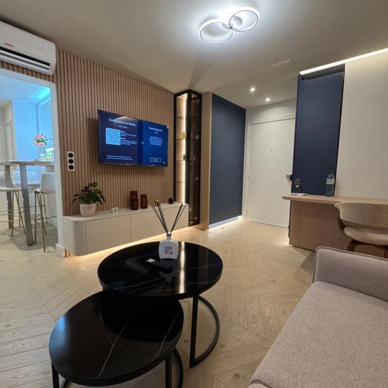 Terrasse 20m2 T2 Nice Étoile - Hyper Centre Carré d'Or - Apartment mit 1 Schlafzimmer - 6