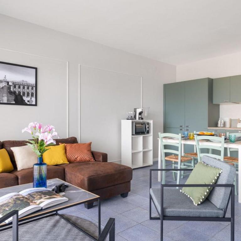 Mondello Bay - Roosvelt Apartments - Apartment mit 2 Schlafzimmern, einem Balkon und Meerblick - 18