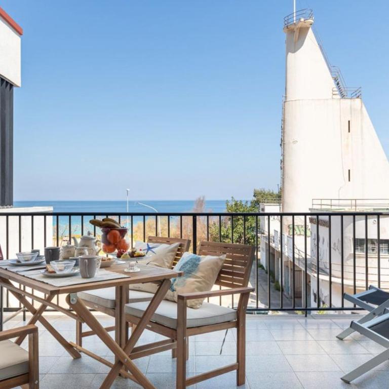 Mondello Bay - Roosvelt Apartments - Apartment mit 2 Schlafzimmern, einem Balkon und Meerblick - 18