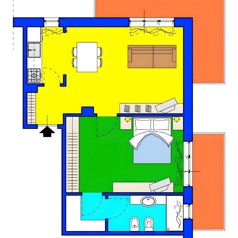Sea & Center - Chiavari - Apartamento Superior de 1 dormitorio con balcón - 41