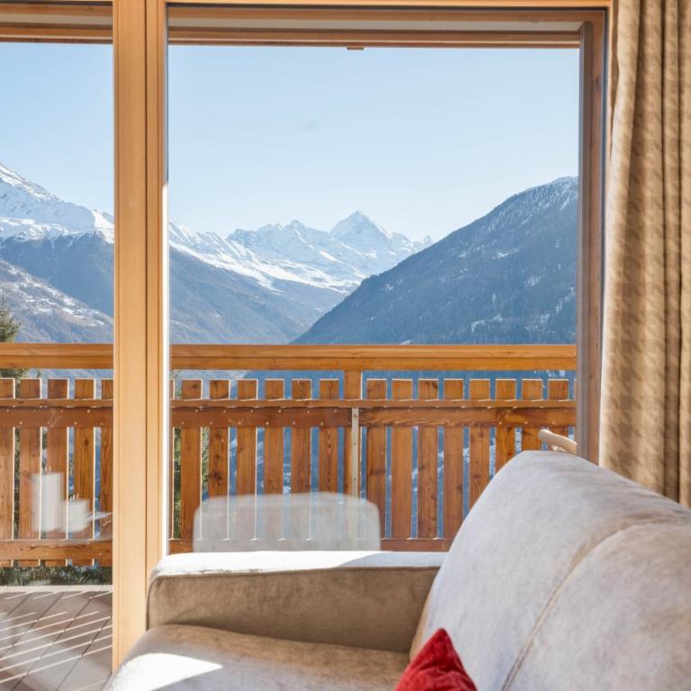 Dent Blanche Resort - TemptingPlaces Collection - Apartment mit 1 Schlafzimmer, Balkon und Bergblick - 1