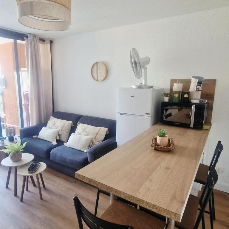 F2 avec terrasse et vue lagune RDC Cap Coudalère - Apartamento de 1 dormitorio con vistas al lago - 45