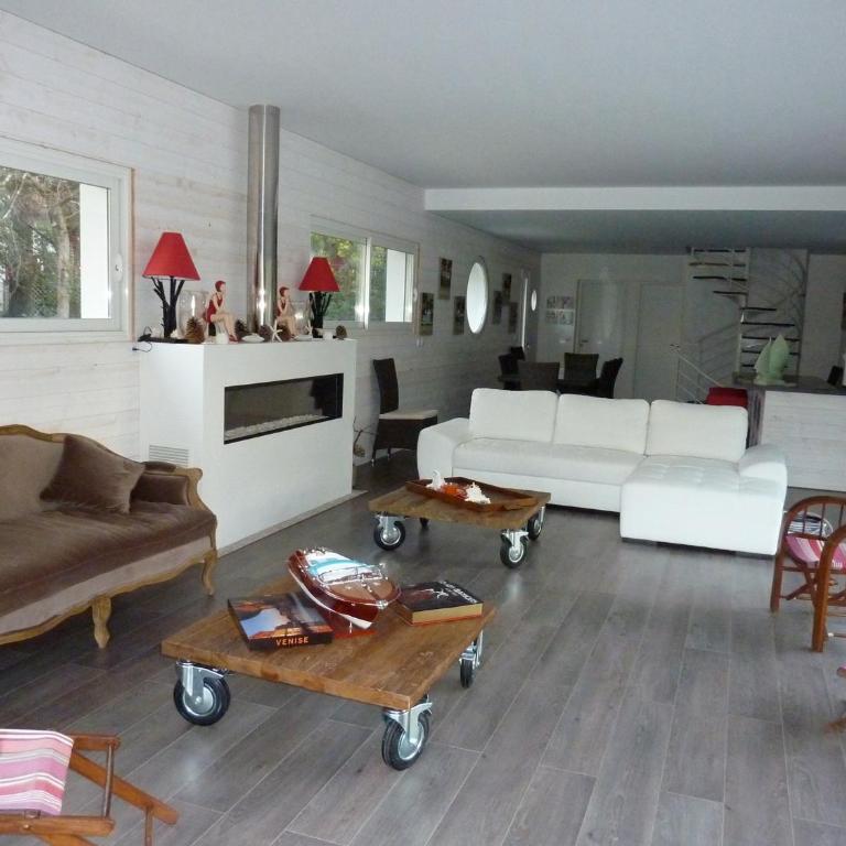 Spacieuse villa, ensoleillée, piscine chauffée à Arcachon le Moulleau - Villa mit 1 Schlafzimmer - 7