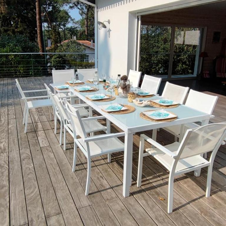 Spacieuse villa, ensoleillée, piscine chauffée à Arcachon le Moulleau - Villa mit 1 Schlafzimmer - 5