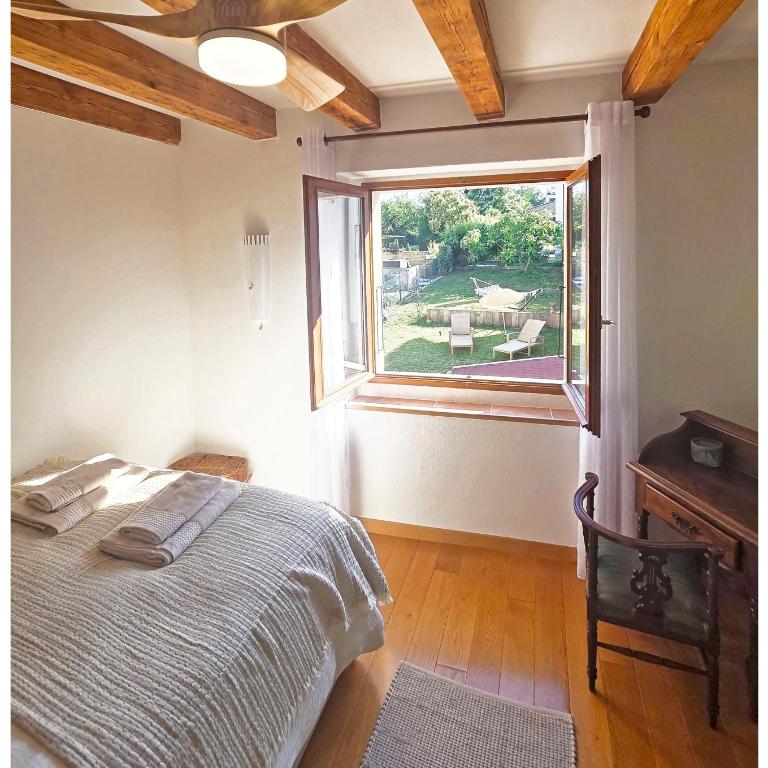 Guesthouse de charme à 2 pas de la plage - Chambre Double - Vue sur Jardin - 1
