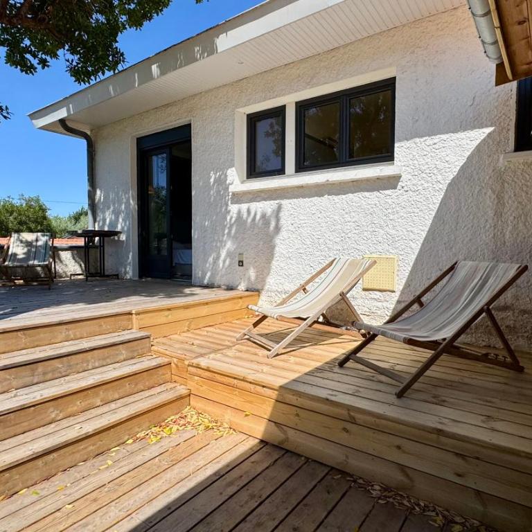 Villa située à Petit Piquey, au Cap Ferret, à seulement 5 minutes à pied du Bassin d'Arcachon - Villa - 8