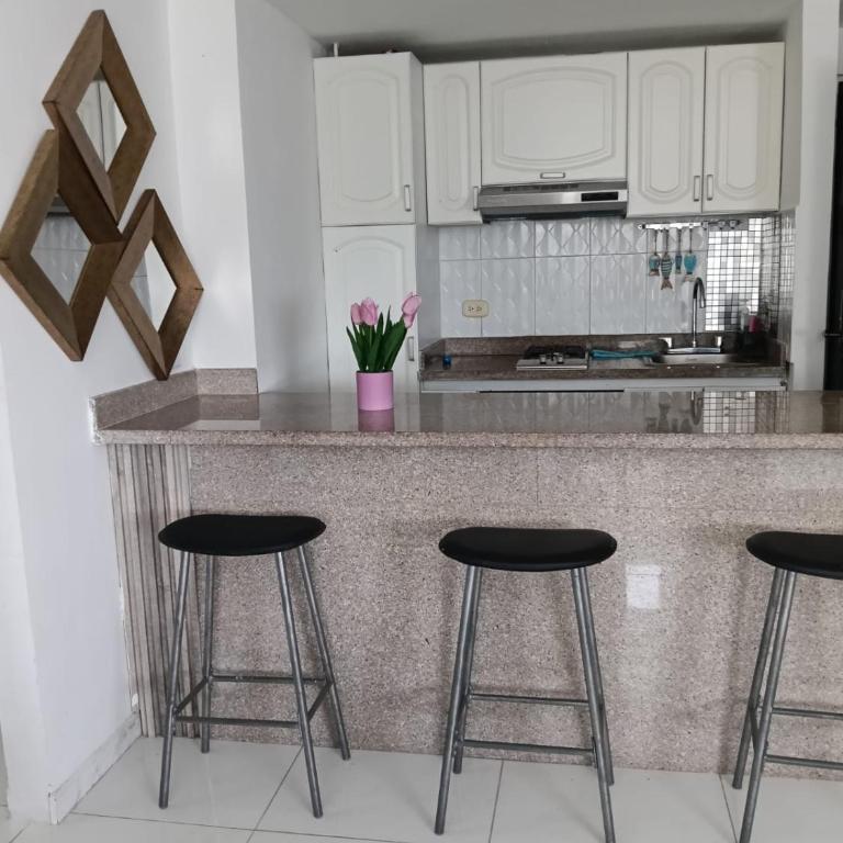 Apartamento con vista al mar Edificio Tocahagua 908 - One-Bedroom Apartment - 6