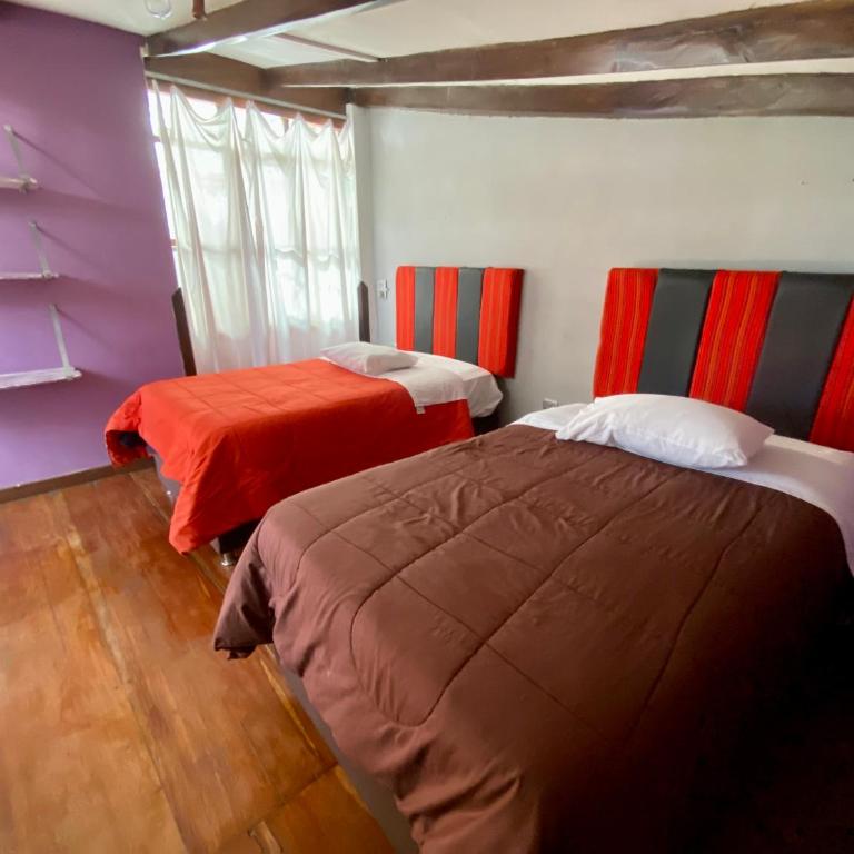 Hotel Mirador Santa Ana - Habitación Doble con baño privado - 2 camas - 3