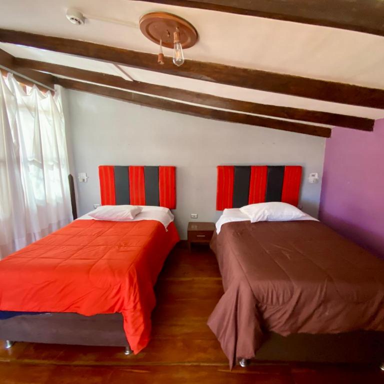 Hotel Mirador Santa Ana - Habitación Doble con baño privado - 2 camas - 5