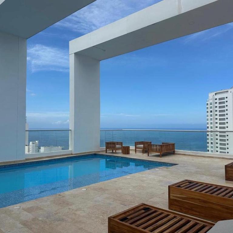 Loft Dúplex con vistas al mar en Bocagrande - Apartment with Sea View - 8