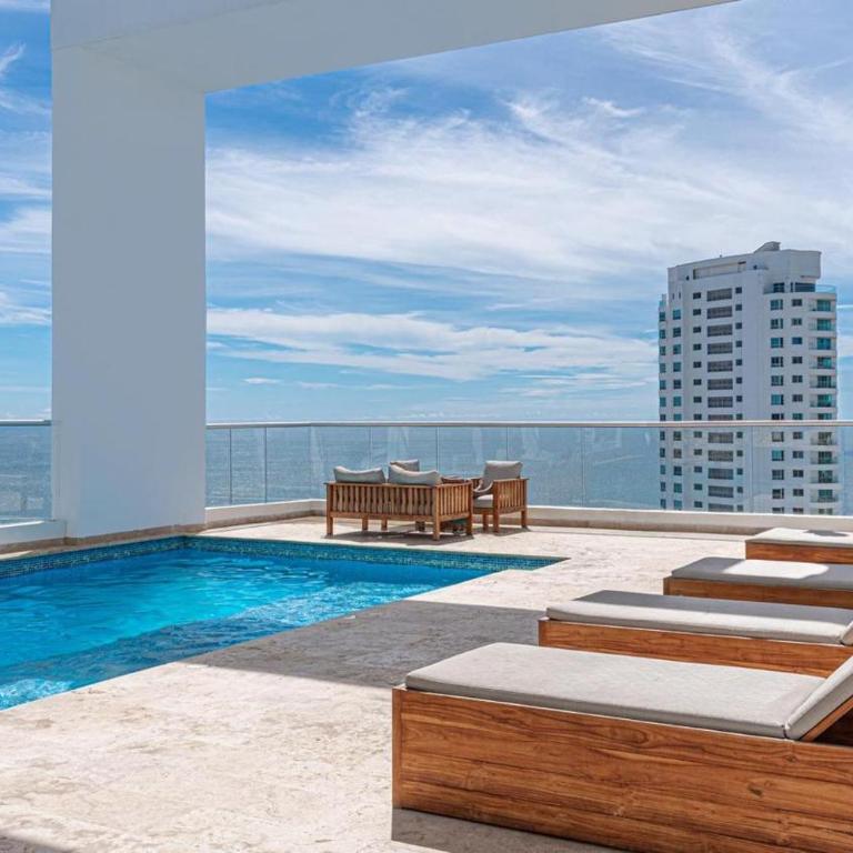 Loft Dúplex con vistas al mar en Bocagrande - Apartment with Sea View - 11