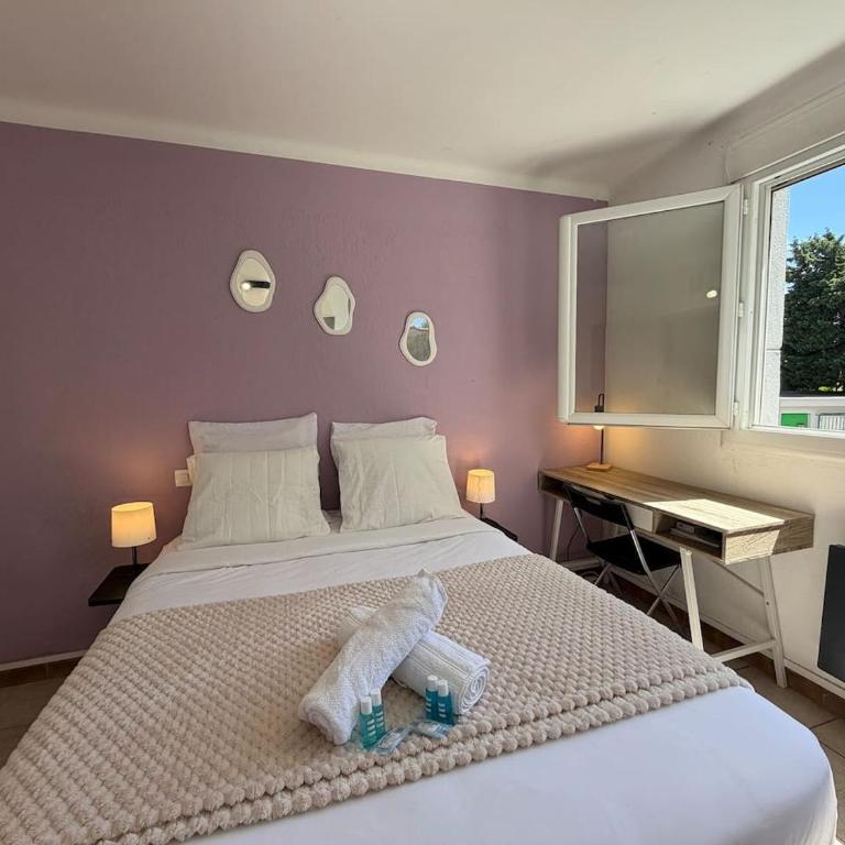 Près d'Arènes, train station, tram, center, and beaches - Apartment mit 2 Schlafzimmern - 15
