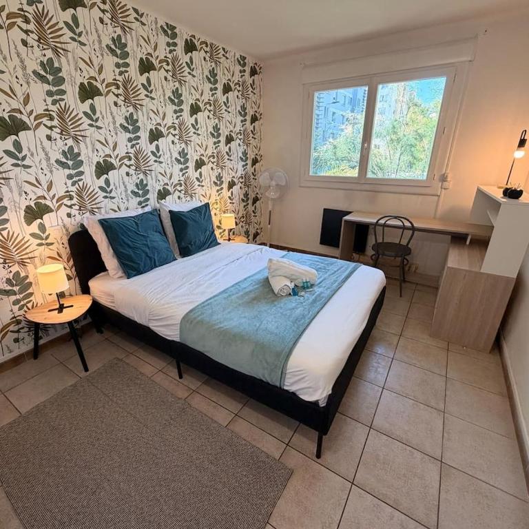 Près d'Arènes, train station, tram, center, and beaches - Apartment mit 2 Schlafzimmern - 11