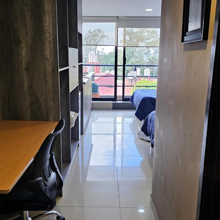 S02 SUITE MAX Premium Suite Frente al TEC CEM Cocineta WiFi Balcón Parking Terraza - One-Bedroom Apartment - 32