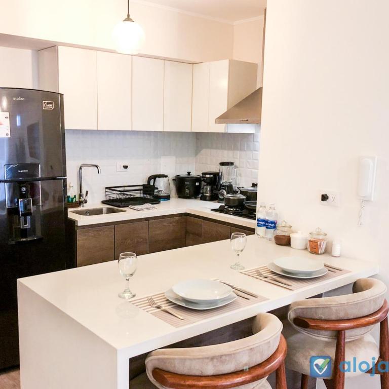 Cozy 1BR Apt with LED Lights - Perfect for Couples - One-Bedroom Apartment - 9