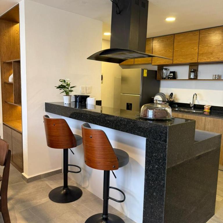 Norte de Mérida Departamento de doble altura con Alberca - One-Bedroom Apartment - 5