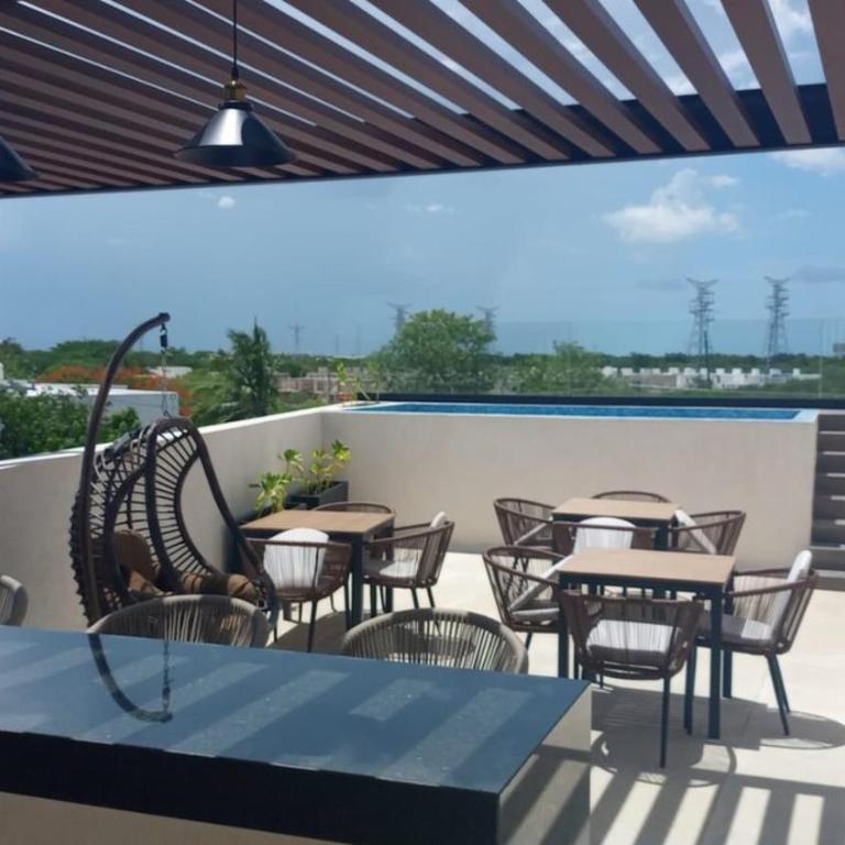 Norte de Mérida Departamento de doble altura con Alberca - One-Bedroom Apartment - 16